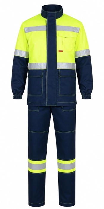 костюм терминал сине-желтый куртка/полукомбинезон