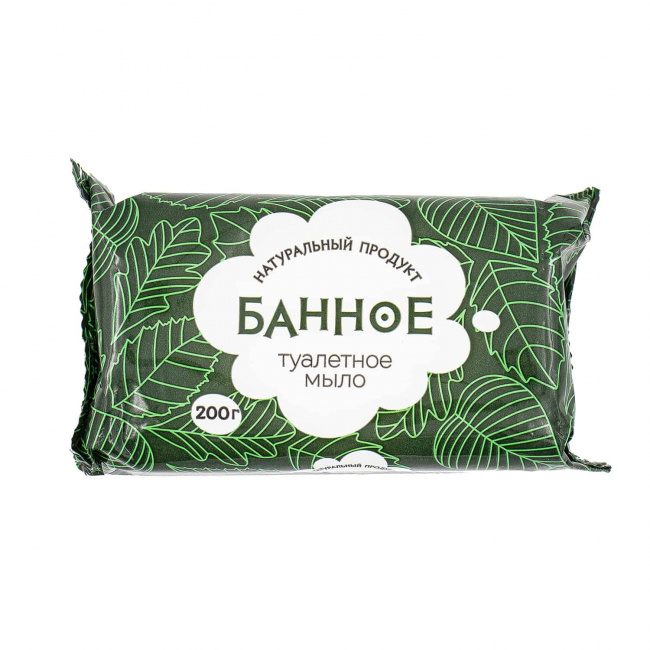 Мыло туалетное банное 200 г.