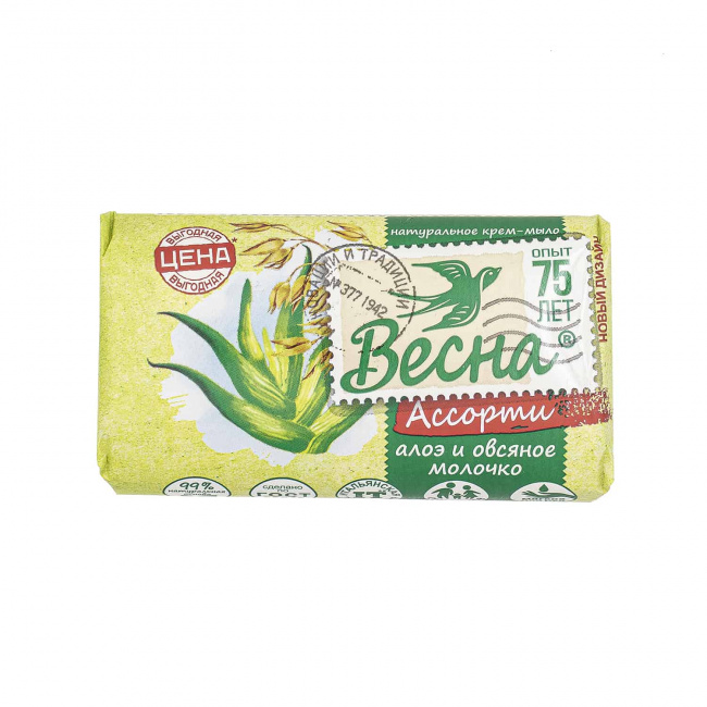 Мыло туалетное Весна 90 г.